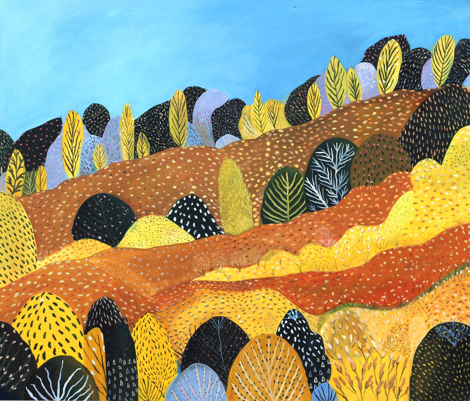 Abstract Nature | Original Oil Painting On Canvas | Wall Art